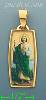 14K Gold Saint Jude Picture Charm Pendant