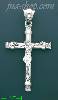 14K Gold Crucifix Fancy CZ Cross Charm Pendant