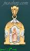 14K Gold Virgin Mary CZ Charm Pendant