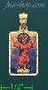 14K Gold Divine Infant Jesus Picture Charm Pendant