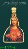 14K Gold Sacred Heart of Jesus Picture Charm Pendant