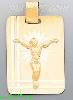 14K Gold Jesus Christ Italian Charm Pendant