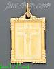 14K Gold Jesus Christ Crucifix Italian Charm Pendant