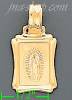 14K Gold Virgin Italian Charm Pendant