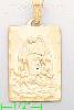 14K Gold Angel w/Children Italian Charm Pendant