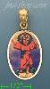 14K Gold Divine Infant Jesus Picture Charm Pendant