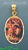 14K Gold First Communion Picture Charm Pendant