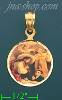 14K Gold First Communion Picture Charm Pendant