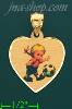 14K Gold Little Girl Playing Soccer Picture Charm Pendant
