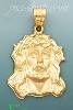 14K Gold Jesus Christ Religious Charm Pendant