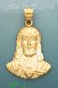 14K Gold Jesus Christ Religious Charm Pendant