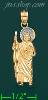 14K Gold Saint Jude Religious Charm Pendant