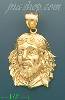 14K Gold Jesus Christ Religious Charm Pendant