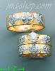 14K Gold CZ Wedding Set Rings