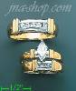 14K Gold CZ Wedding Set Rings