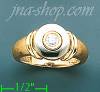 14K Gold Fancy Satin Ring