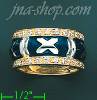 14K Gold Fancy Enamel Ring