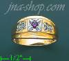 14K Gold CZ Ring