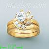 14K Gold High Polished Ladies' CZ Ring