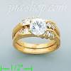 14K Gold High Polished Ladies' CZ Ring