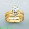 14K Gold High Polished Ladies' CZ Ring