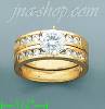 14K Gold High Polished Ladies' CZ Ring