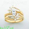 14K Gold High Polished Ladies' CZ Ring