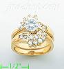 14K Gold High Polished Ladies' CZ Ring