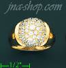 14K Gold High Polished Ladies' CZ Ring