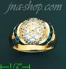 14K Gold High Polished Ladies' CZ Ring