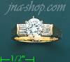 14K Gold High Polished Ladies' CZ Ring