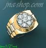 14K Gold Men's CZ Ring