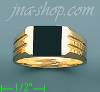 14K Gold High Polished Onyx Ring