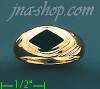 14K Gold High Polished Onyx Ring