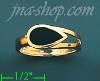 14K Gold High Polished Onyx Ring