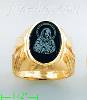 14K Gold Men's Picture Ring