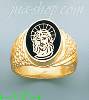 14K Gold Men's Picture Ring