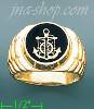 14K Gold Men's Picture Ring
