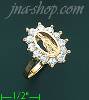 14K Gold CZ Ring