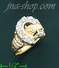 14K Gold CZ Ring