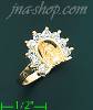 14K Gold CZ Ring