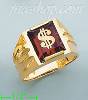 14K Gold Men's Picture Ring