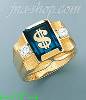 14K Gold Men's Picture Ring