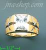 14K Gold Men's CZ Ring