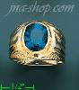 14K Gold Men's CZ Ring