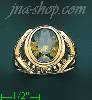 14K Gold Men's CZ Ring