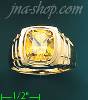 14K Gold Men's CZ Ring