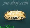 14K Gold High Polished Nugget Ring