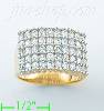 14K Gold Ladies' CZ Ring