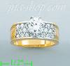 14K Gold Ladies' CZ Ring